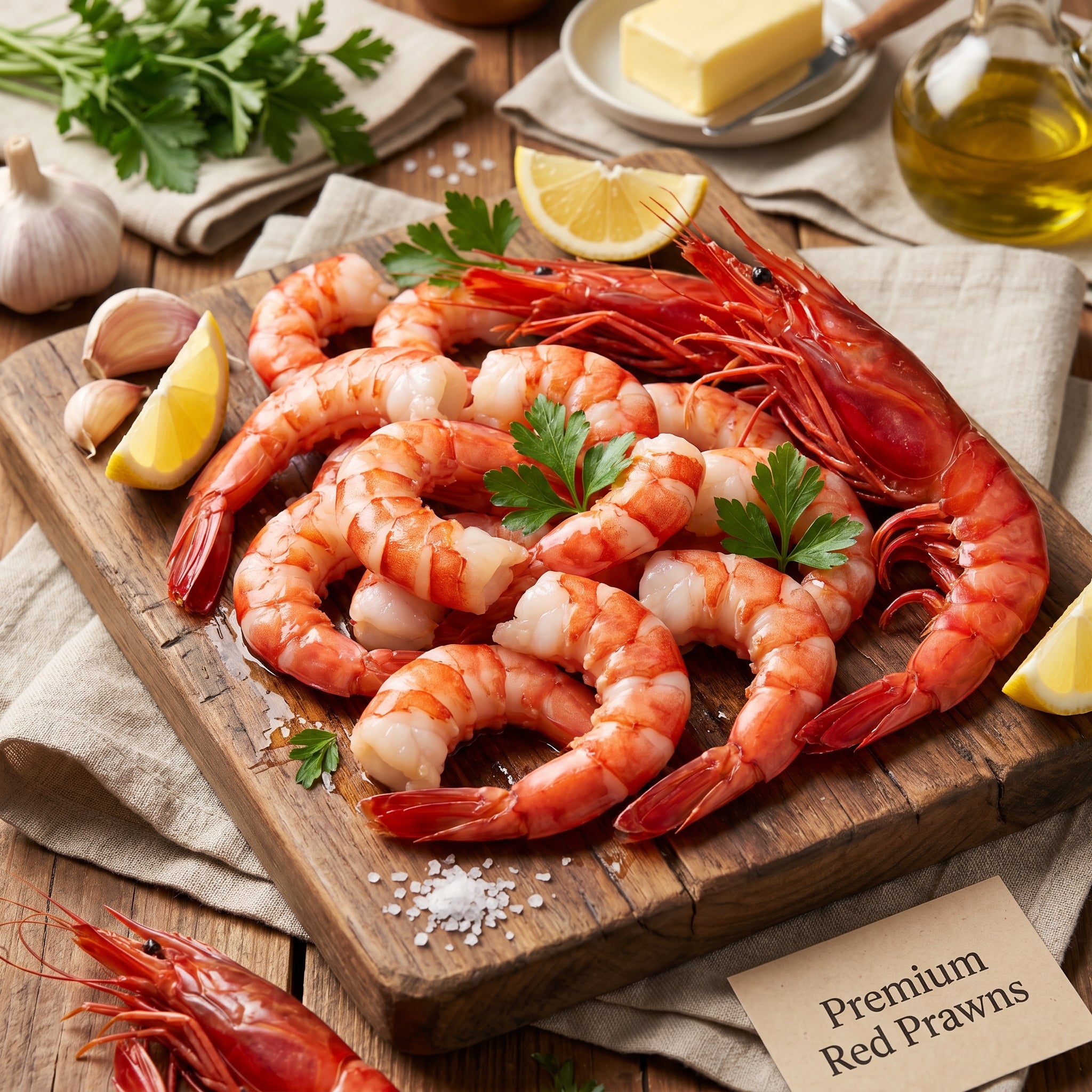 Sashimi-Grade Royal Scarlet Prawns – Sweet, Creamy & Ultra-Premium